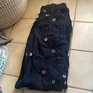 low rise pacsun smiley face pants